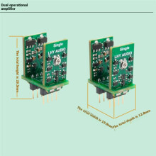 Low-Noise Fully Discrete Class A Single and Double Operational Amplifiers NE5534/OPA627/604/SS3601/2604 B