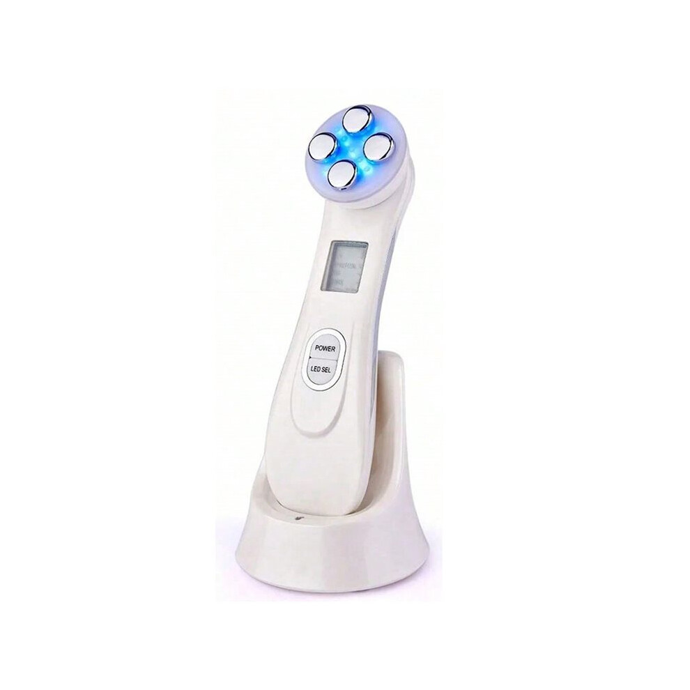 LED Care Massage Beauty Device, Rechargeable LED Photon Facial Therapy, Wrinkle Removal Tightening Skin Firming Tool
