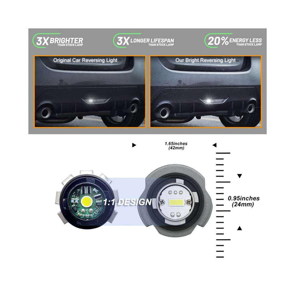 Led Backup Reverse Bulb For 2019+ E210 Yaris Xp210/Gr Yaris/Yaris Crossbz4x Prius Hybrid Hilux Lw5b Light 4712355757398