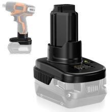AR18AR12 Batteriewandler für Ridgid für AEG 18V Li-Ion Batterien, Um auf für Ridgid 12V Li-Ion Akku-Werkzeuge Umzuwandeln