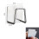 Stainless Steel Kitchen Sink Sponge Rack Self Adhesive Drain Storage Holder 9