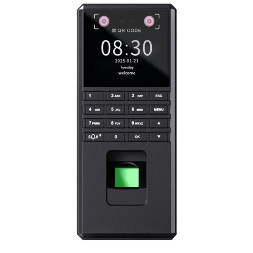Multi-Language Face Recognition Attendance Machine Password Fingerprint  Vein Unlocking with Application Management