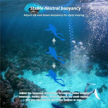 SDIVEOXY Dykningsflytkompensator Scuba Främre Justerbar BCD Våtdräkt Väst med Utlösningsviktficka för Harpunfiske A