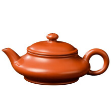 Théière en Argile Vermillon de Chaozhou de 120 Ml - Ensemble de Thé Semi-Artisanal