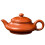 120ml Chaozhou Vermilion Clay Teapot - Half Handmade Tea Set 1