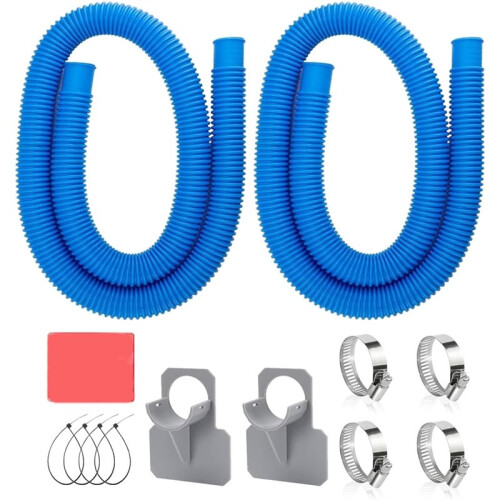 Pool Hoses Set for Above Ground Pools - Pool Pump Replacement Hose with Clamps,for   Summer Waves 1