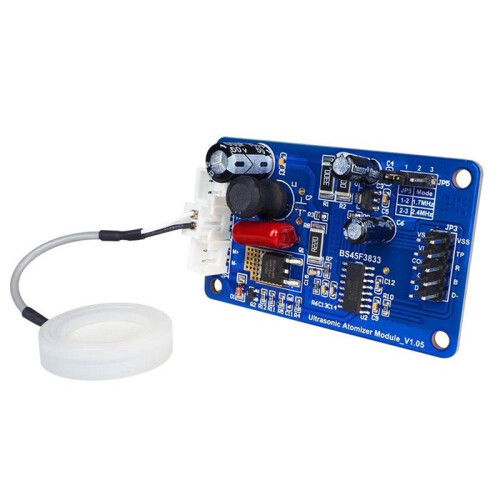 Ultrasonic Atomizing Humidifier Module 1.7/2.4MHz Atomizing Sheet with Driver Board BMZ00040