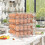 Egg Holder for Fridge,Egg Container for Refrigerator,Stackable Egg Storage Container,Layers Egg Tray,Clear Egg Organizer 1