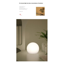 Lampada A Sfera LED, Lampada da Tavolo Sferica A LED con Timer, Dimmerabile e Telecomando A 16 Colori con Regolazione Della Luminosità, Ideale per La