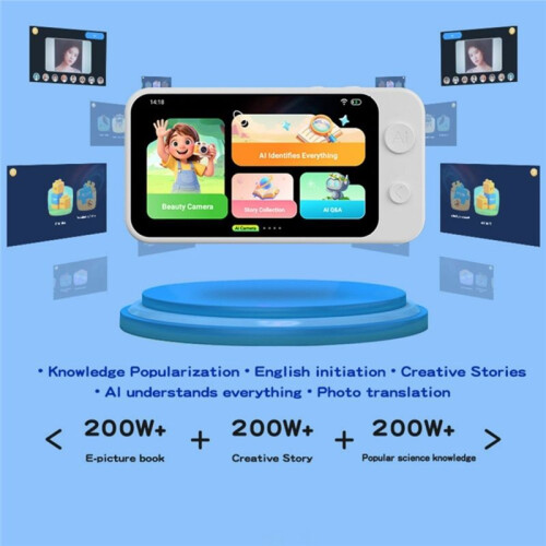 AI Digital Camera Kids Learning Machine Voice Dialogue,  Toys, Learning Practice Machines Special Effects Function