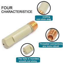 14 Stuks MB15ak Mig Coated Anti-Spill Lasmond Europese Airless Lasaccessoires Keramische Beschermkap 1.2mm