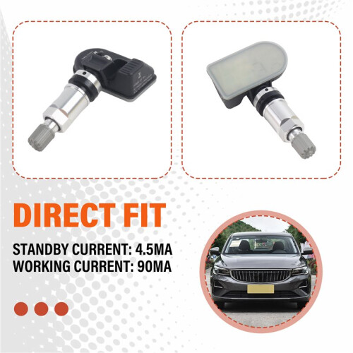 Programable TPMS Sensors 2 in 1 433MHz+315MHz Support Programing with CELL PHONE with SENSOR