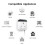 Plug Programmable Thermostat WiFi Temperature Controller Heating/Cooling Mode Support APP/Voice Control UK PLUG 3