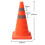 Foldable Traffic Cones, 2 Pack - High Visibility Safety Cones for Roadside, Construction, and Emergency Use 8