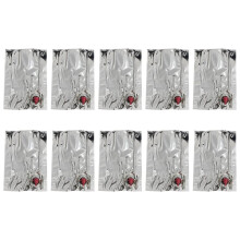 10PCS Beer Preservation Packaging Bag Red Wine Aluminum Foil Mould Proof Storage Bag Beverage Transportation Valve Tap