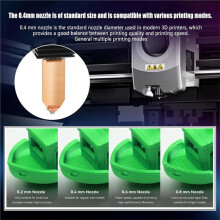 Conjunto de 3 Bicos Hot End Integrados para Impressora 3D, 0,25/0,4/0,6 mm, para Flashforge AD5X.