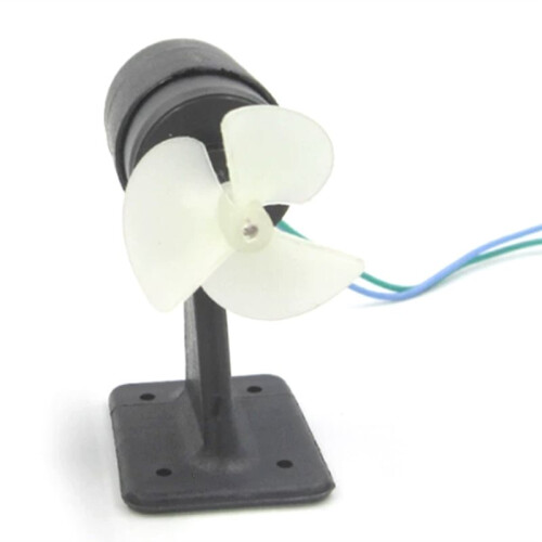 Unterwasser-Propeller-Schiffsmodell-Bugstrahlruder, Schwarzer Motor, Köderbootmodell, 12 V Gleichstrom, Gebürsteter Unterwasser-Bugstrahlruder 1