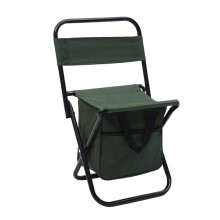 Sedia Pieghevole da Campeggio All'Aperto con Borsa, Ultraleggera, Portatile, per Picnic, Pesca, Sgabello da Viaggio, Accessorio da Pesca