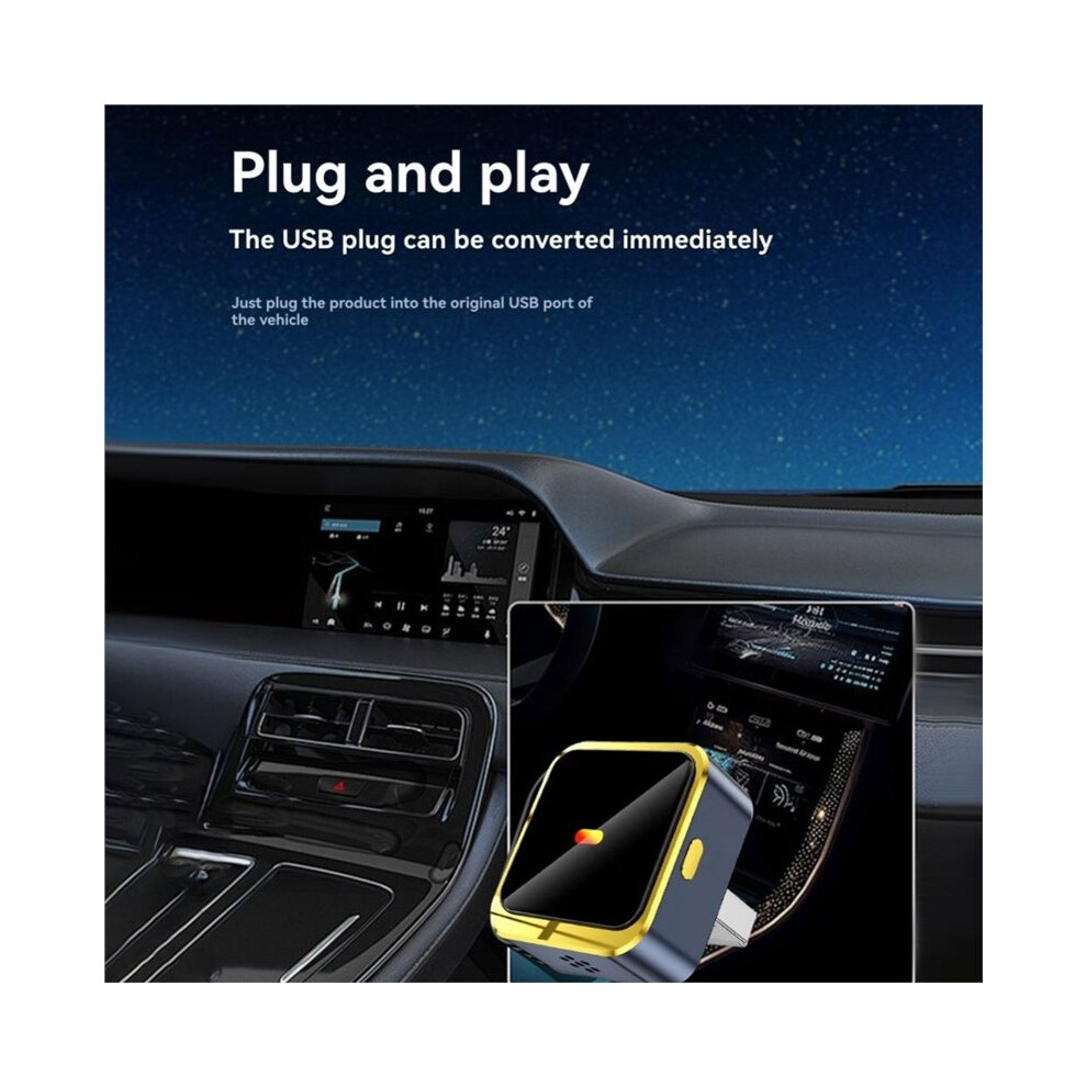 2In1 Wireless Carplay Android Auto Switchable Android/Ios Bt5.0 Ai Box Usb Adapter Wired To Wireless Carplay 6031418878824