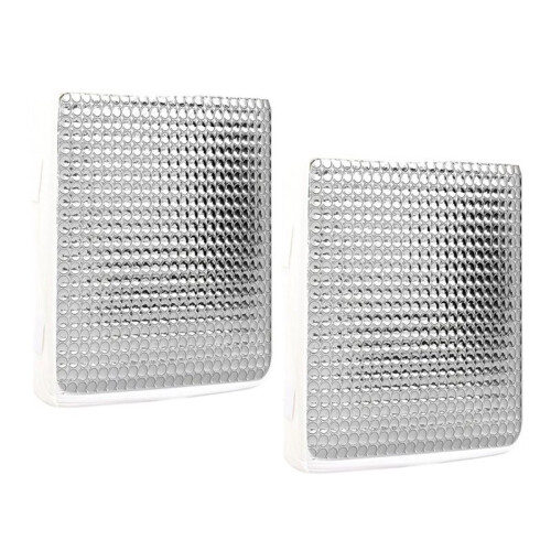 2pcs RV Vent Insulator 14″X14″X3″, Universal RV Skylight Cover with Reflective Surface, Skylight Shade