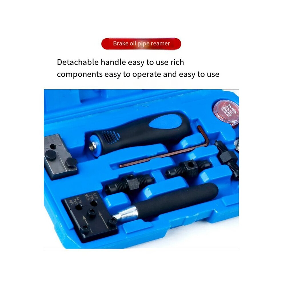 11Pcs Brake Flaring Tool Kit Professional Double & Single Flare Tool For Din Sae 4.75Mm/6.35Mm Brake Pipes 4712156091288