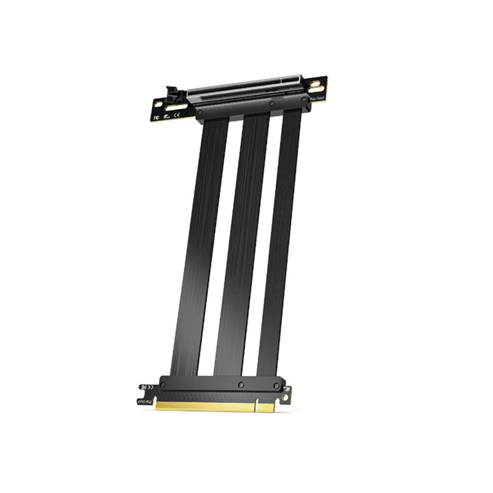 Pcie 5.0 X16 Riser Cable Compatible With Pcie 5.0 Gpu 90 Degree Slot Gpu Extension For Rtx 5090 25Cm 6033997735925