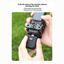 Full Cage Magnetic Frame for Osmo Pocket 4 Protective Case with Cold Shoe Mount Bracket for Pocket 3