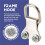 25 pcs D-Ring Picture Frame Hanging Hooks Double Hole Hangers With Screws Silver 2