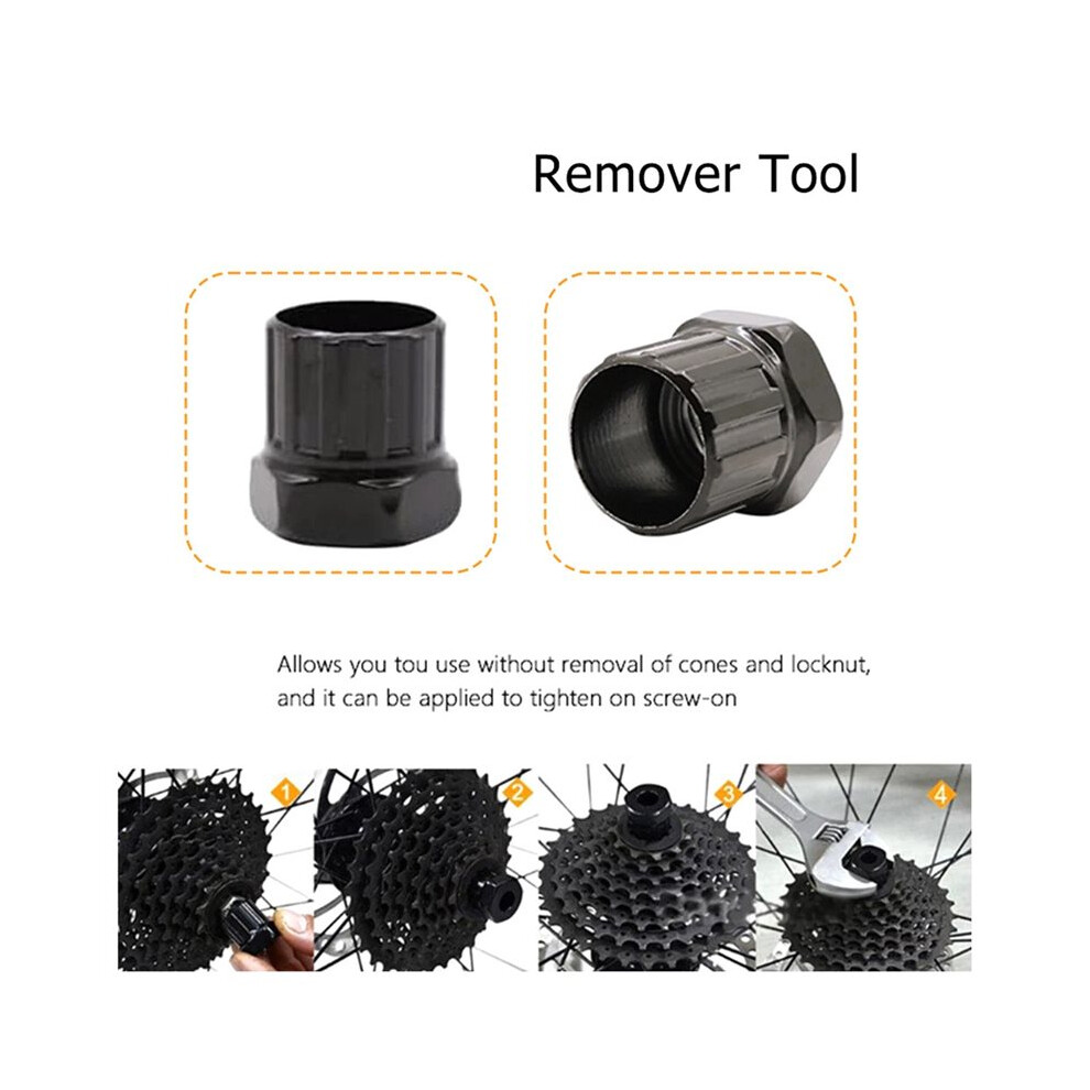 Bicycle Repair Tool Kit Bicycle Crank Remover Tool Bottom Bracket Removal Tool Freewheel Remover Tool 4711613403367