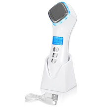 Appareil de Beauté à Visage Chaud et Froid, Massage Facial par Vibration Sonore, Nettoyage en Profondeur, Raffermissement de la Peau, Soin des Rides