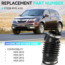 Air Intake Tube Hose for MDX ZDX 2010 - 2013 Intake Filter Tube Duct Tube Pipe Boot 17228-RYE-A10 Car Accessories
