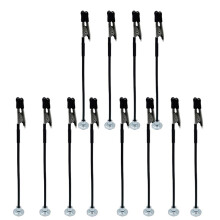 Suporte de Base para Pintura de Modelos com Clipes Tipo Jacaré, Ganchos Magnéticos Flexíveis para Aerógrafo.