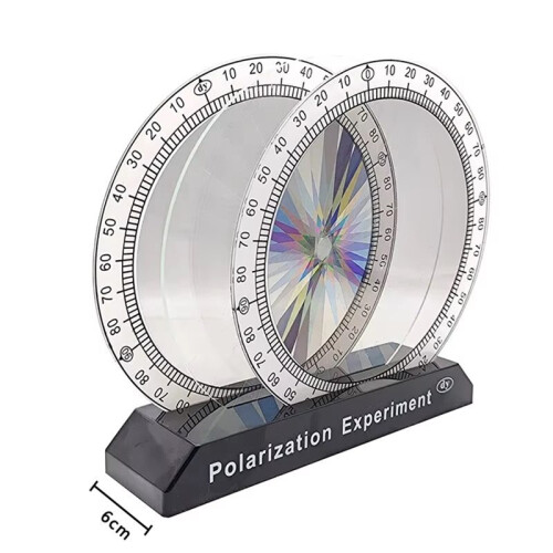Polarizer Light Polarization Demonstrator Student Experimental Teaching Aids Physics Optical Test Instrument Colorful