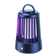 Lampada per Uccidere Zanzare A Scossa Elettrica Tipo C Ricaricabile Zapper Fotocatalitico per Insetti Trappola per Mosche Repellente per Insetti da