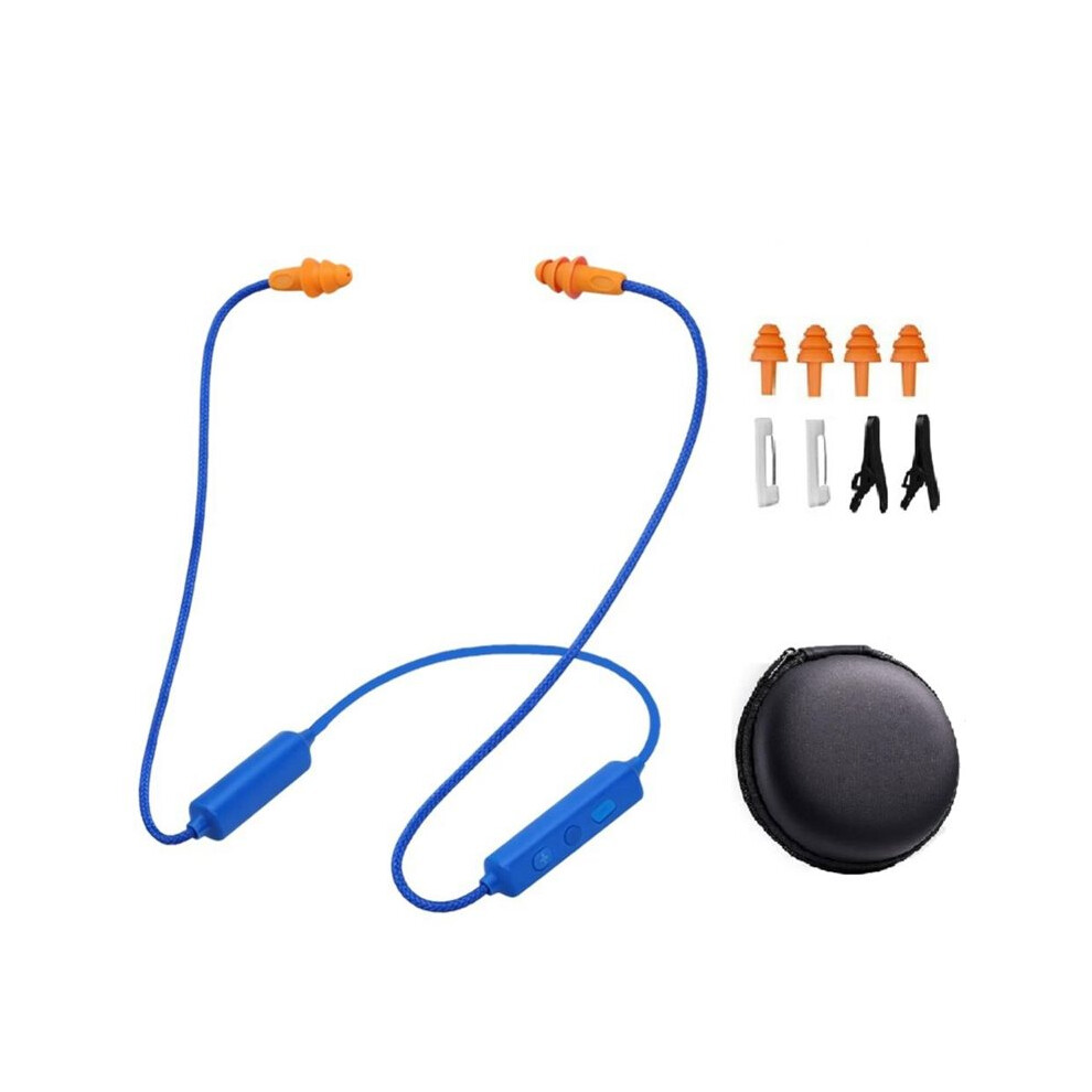 Work Earbuds Noise Reduction Ear Plugs, Wireless Neckband Headphones With Mic, Hearing Protection 6033566158216