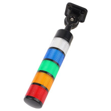 5 Layers Led Signal Tower Stack Lights CNC MachineAC220V Steady Flashing Light Industrial Signal Warning Lights Buzzer B