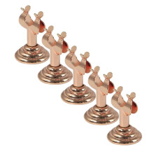 5pcs Stainless Steel U Shaped Table Number Place Card Holder Menu Stand for Wedding Restaurant Home Decoration C