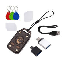 Chameleon V3.0 125K 13.56M RFID Chip Reader Card ID IC Tag Copyer NFC Read Write+3xUID Keychain+3xUID Card+3xCUID