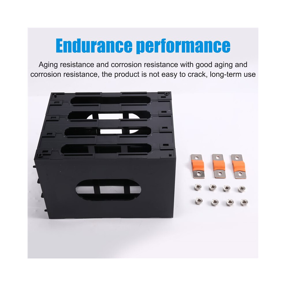 4S 12V Battery Frame For Catl Eve 90Ah 105Ah Lifepo4 Battery Cell Plastic Bracket With Latches 6032542288947