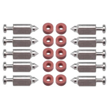 10Pcs 398188 Carburetor Float Valve Needle Kit for Briggs & Stratton 12A800 Series Lawn Mower Replace Accessories