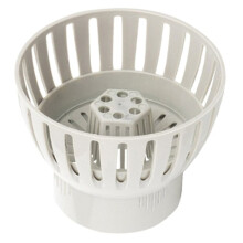 Écumeur de Bassin Réglable, Écumeur de Vidange pour Bassin, Débit D'Eau Personnalisable, Entretien Facile, pour Bassins de Jardin C