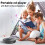 Draagbare  Cd-Speler met Luidsprekers, Oplaadbare Discman Cd-Walkman met Hoofdtelefoon 4