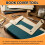 5-In-1 Book Cover Guide,Bookbinding Kit,Book Binding Kits Bookbinding Cover Tool for Making Book Cover DIY Tool 7