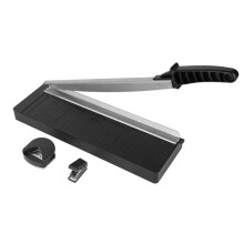 Guillotine Paper Cutter,Accurate Paper Trimmer Cutting , Portable Heavy Duty Paper Cutter for Cardstock,Label & Photos