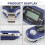 MP3 Player USB 2.0 Small Flash Drive Multilanguage LCD Music Player with 3.5mm Audio Jack Automatic Shutdown(B) 5