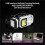 4 Pack LED Headlamp Rechargeable Flashlight with Motion Sensor , LED Headband Flashlight for Work,Running,Hiking,Camping 3