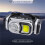4 Pack LED Headlamp Rechargeable Flashlight with Motion Sensor , LED Headband Flashlight for Work,Running,Hiking,Camping 6