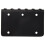 Black 6 string Fixed Hard Tail Guitar Bridge For Strat Guitar 3