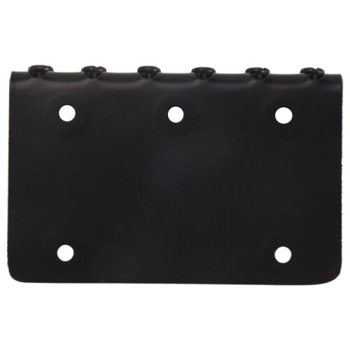 Black 6 string Fixed Hard Tail Guitar Bridge For Strat Guitar 2