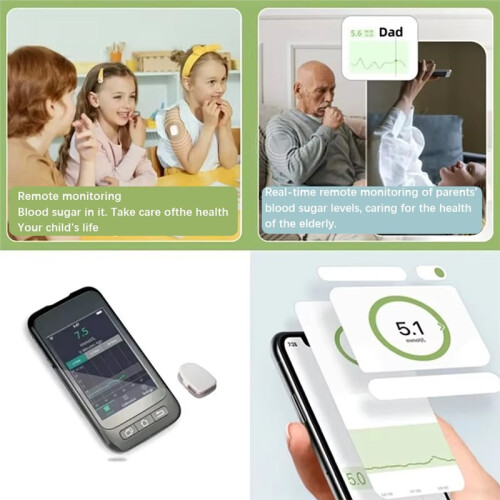 3pcs Aidex Sensor Only Glucometer CGMS Continuous Glucose Monitor Diabetes Testing Without Puncture Sugar Testers 1